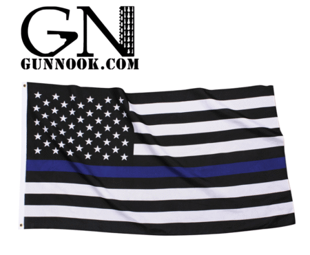 GunNook Thin Blue Line American Flag