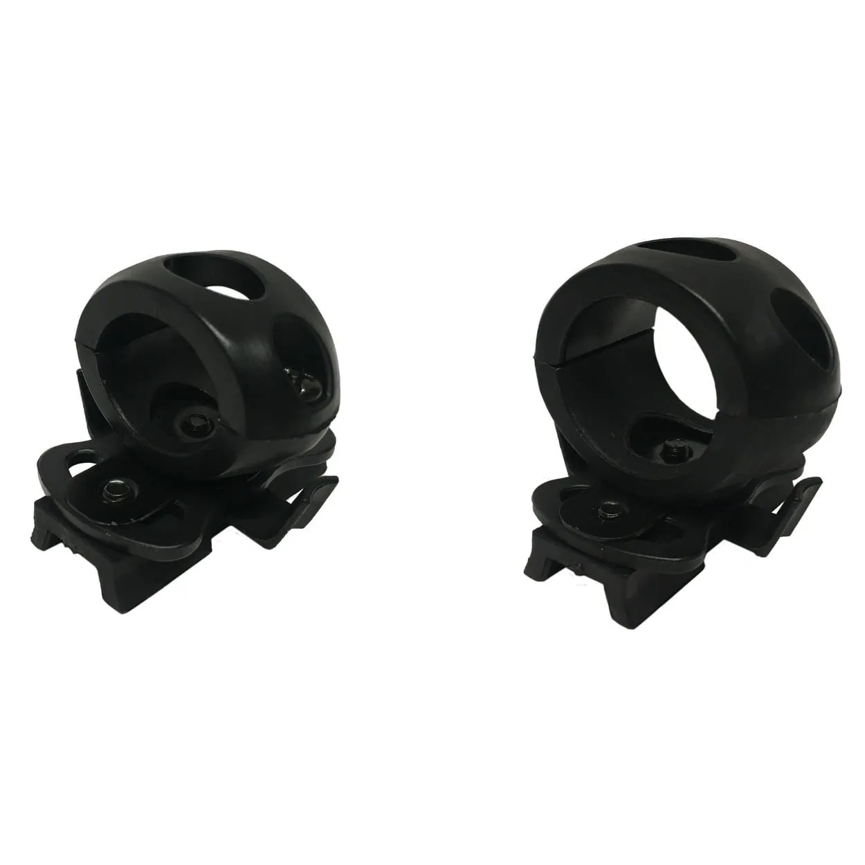 2 Pack Helmet Rail System Single Clamp Accessory Ring - Image 2