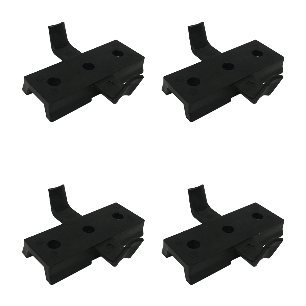 4 Pack Helmet Rail System Drop-In Wing-Loc Adapter